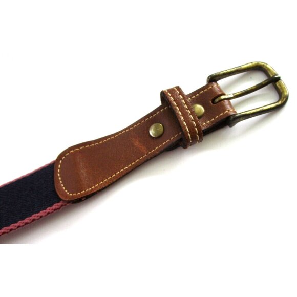 GANT Genuine Leather and Fabric Belt - Boy/Teen/Child - Made in USA - 28-31" - Picture 11 of 14